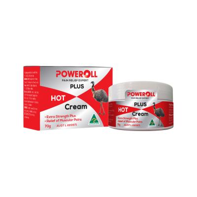 PoweRoll Muscle & Joint Hot Feel Pain Relief Plus Cream 70g